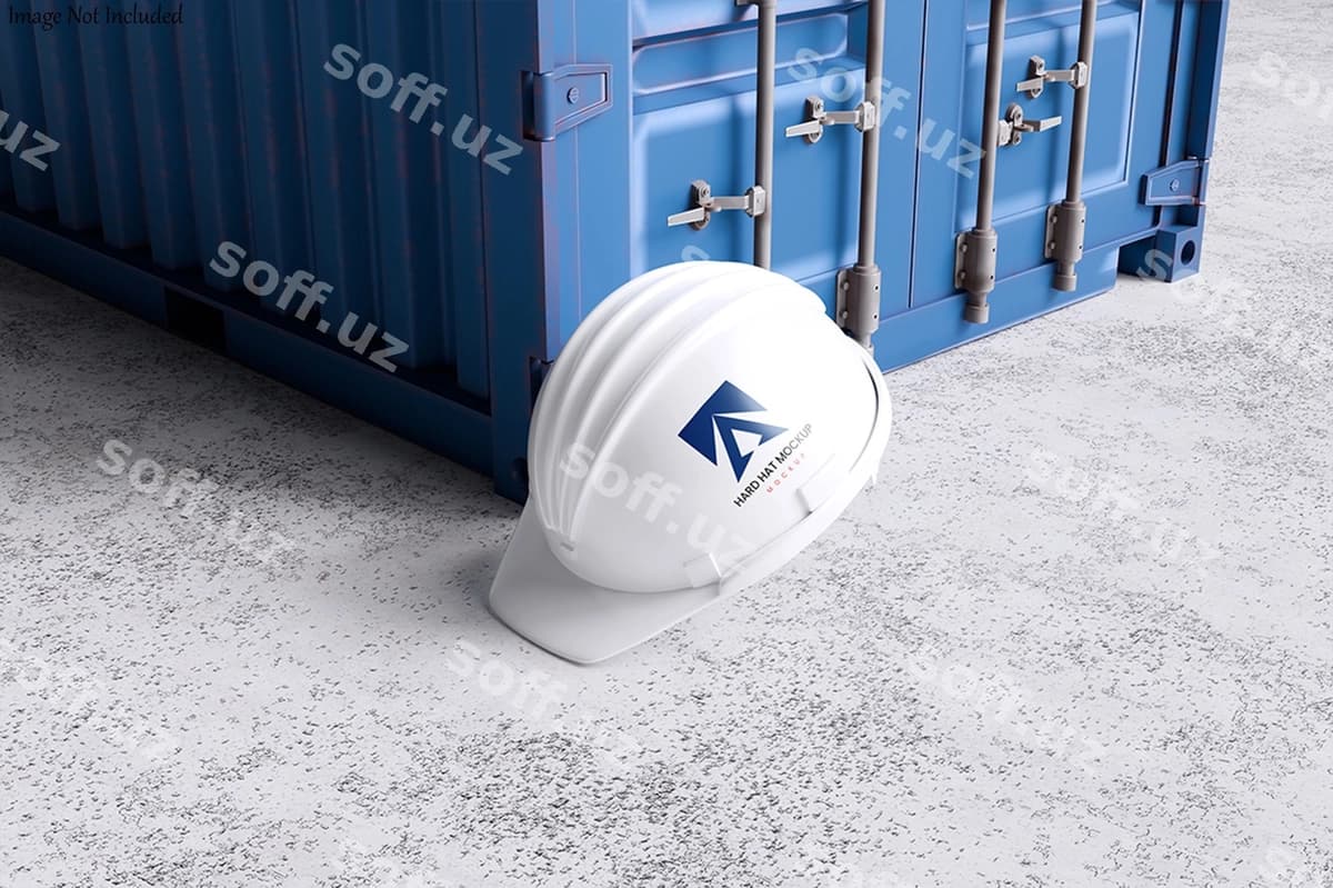 Bosh poyga tuzilishi mockup | Helmet construction mockup
