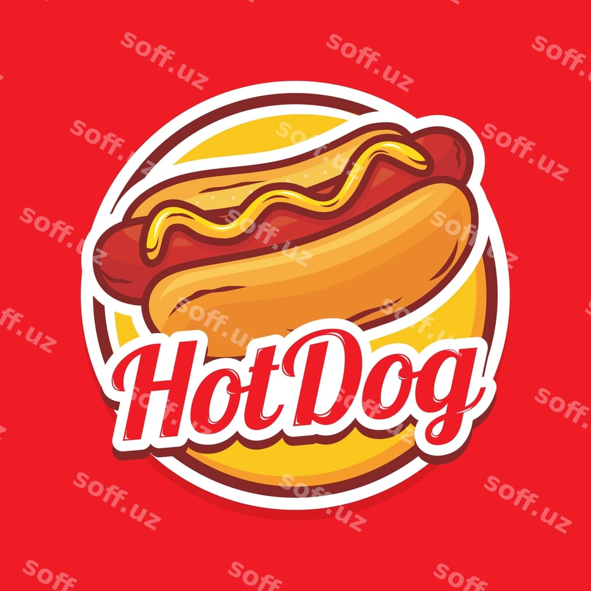 Hot dog logotipi dizayni | Hot dog logo design