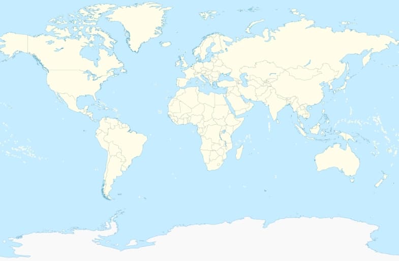 World map - Dunyo xaritasi