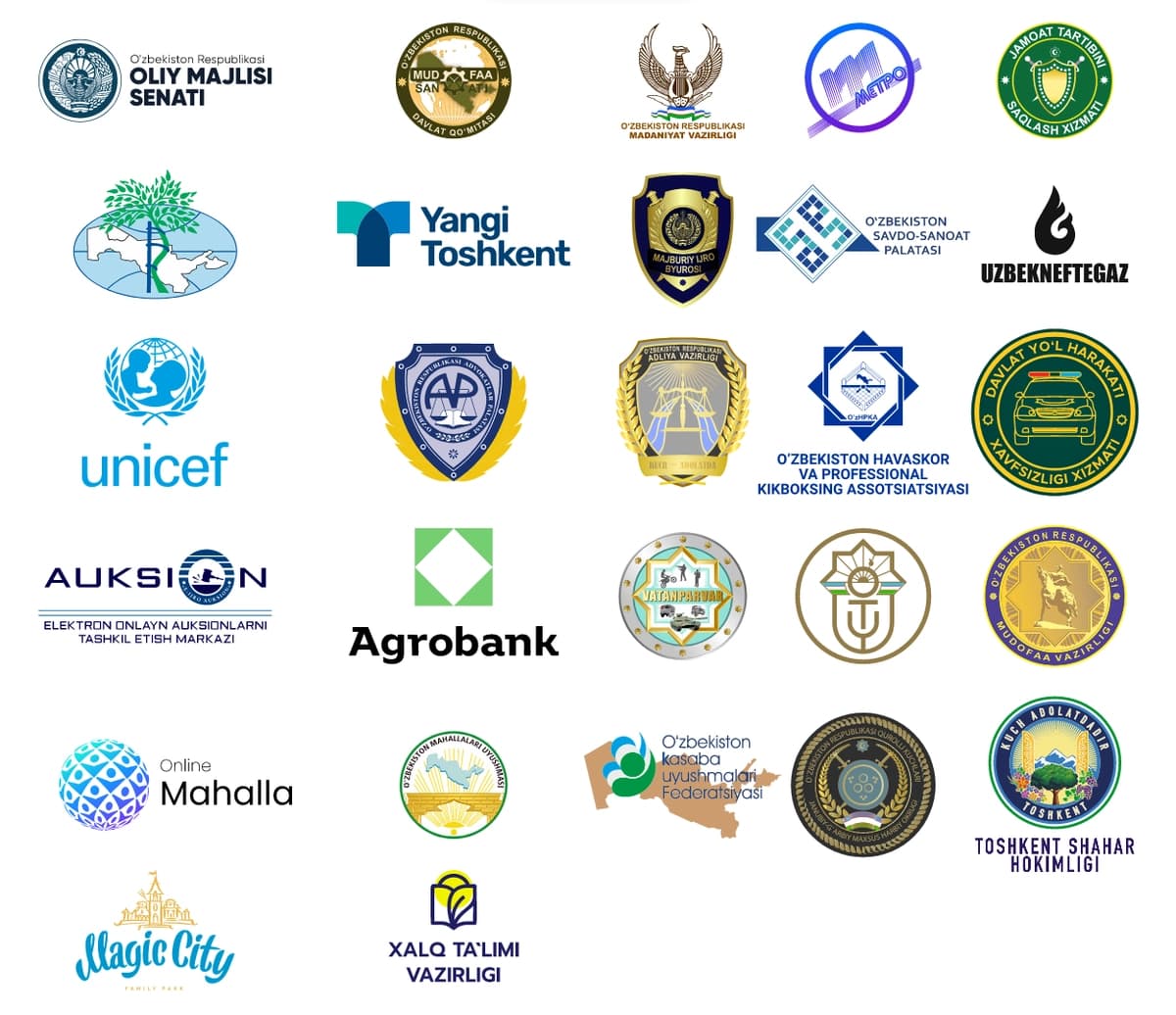 Eng topilishi qiyin Davlat tashkilotlari logotiplari