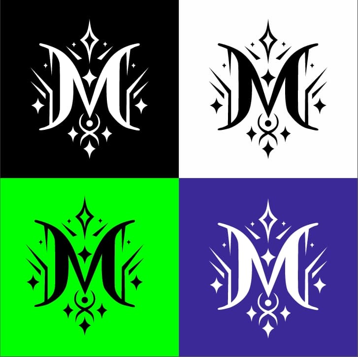 M logo