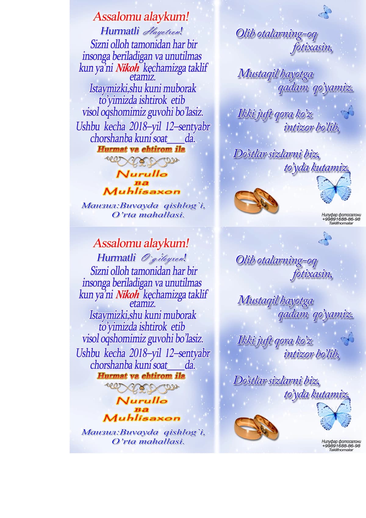 Taklifnoma