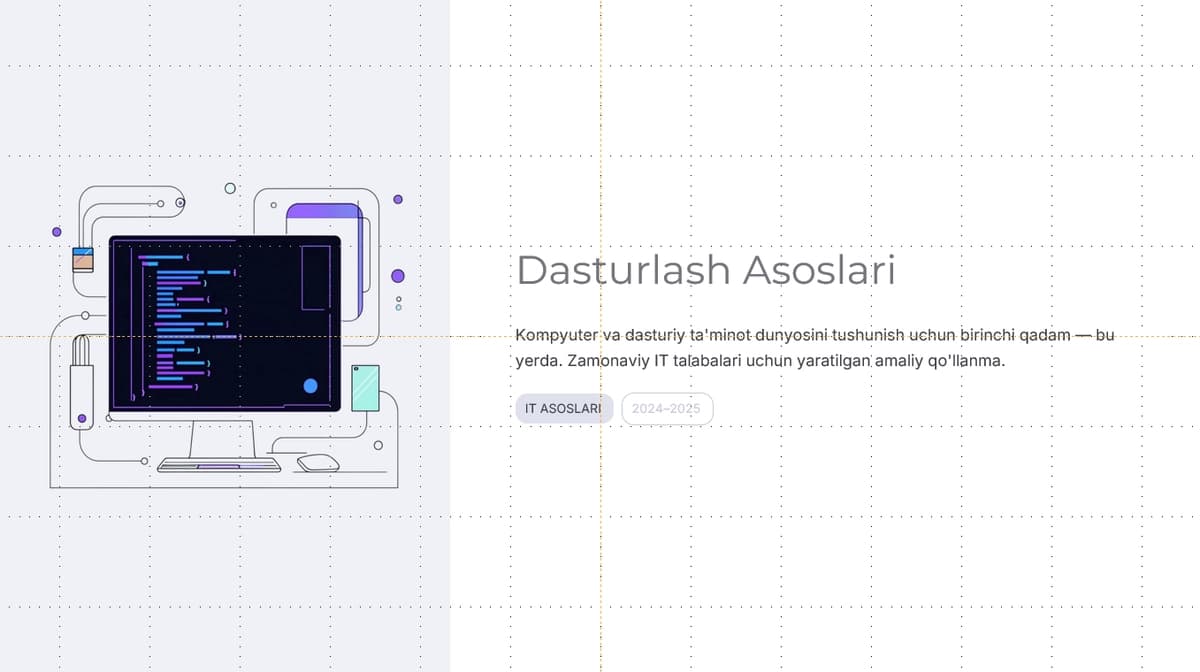 Dasturlash Asoslari