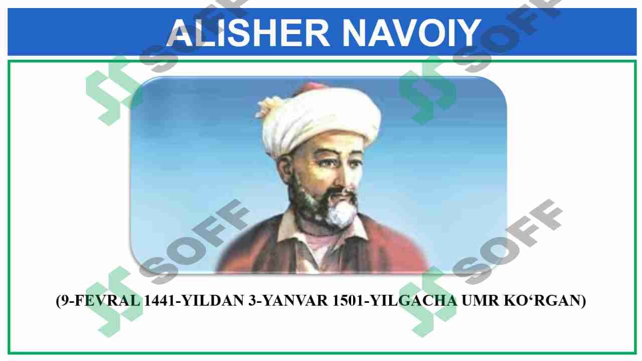 ALISHER NAVOIY