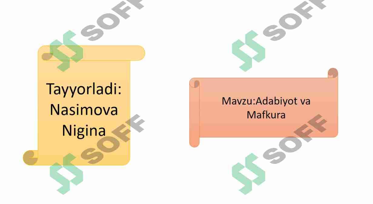 Adabiyot va Mafkura