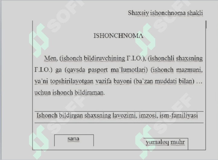 Ishonchnoma