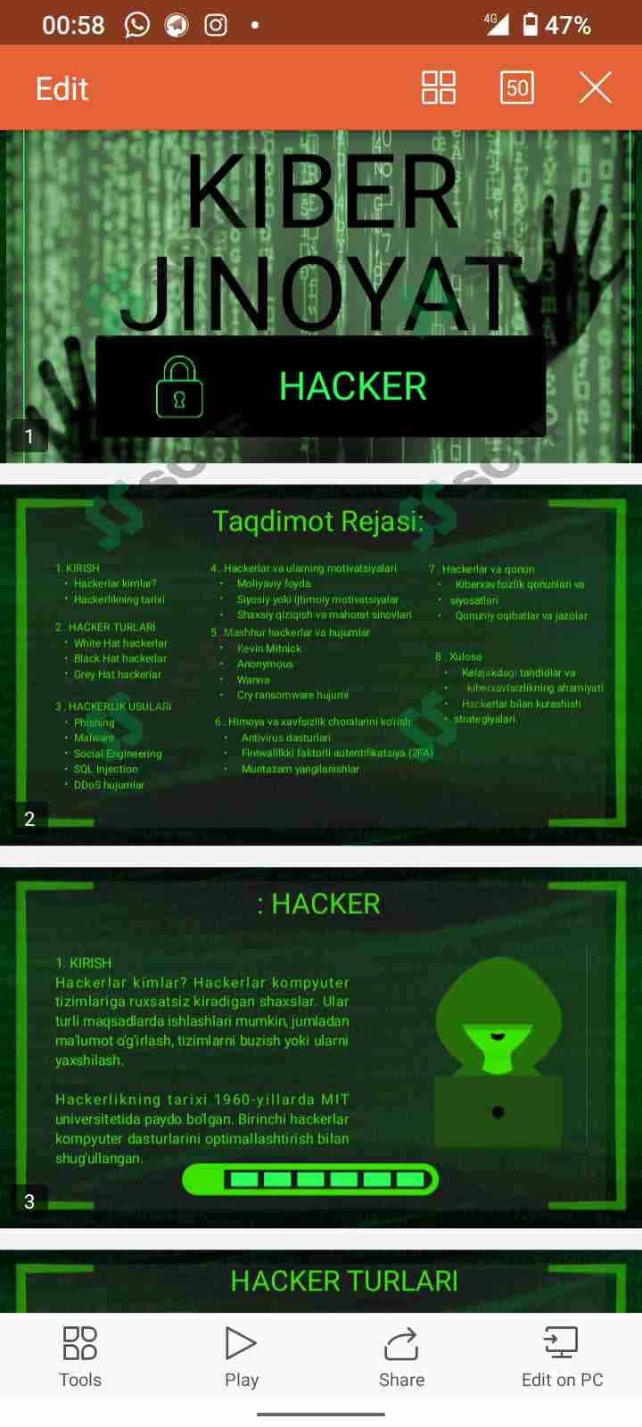 Kiber jinoyat va Hacker