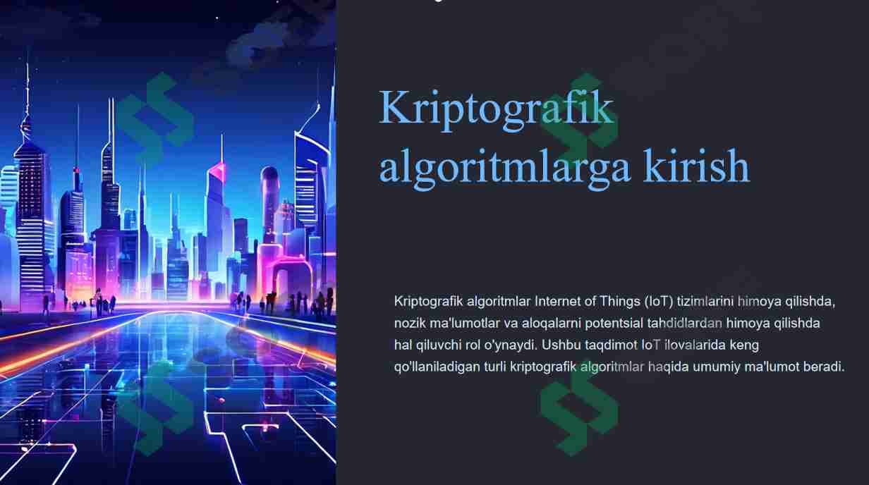 Kriptografik algoritmlar