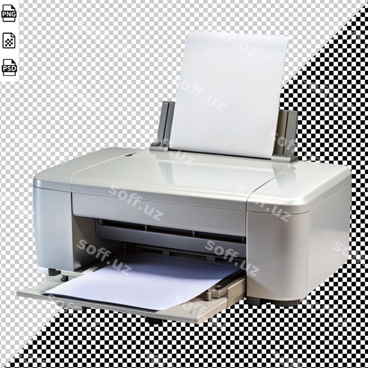 Inkjet printer shaffof orqa fonda | Inkjet printer transparent background