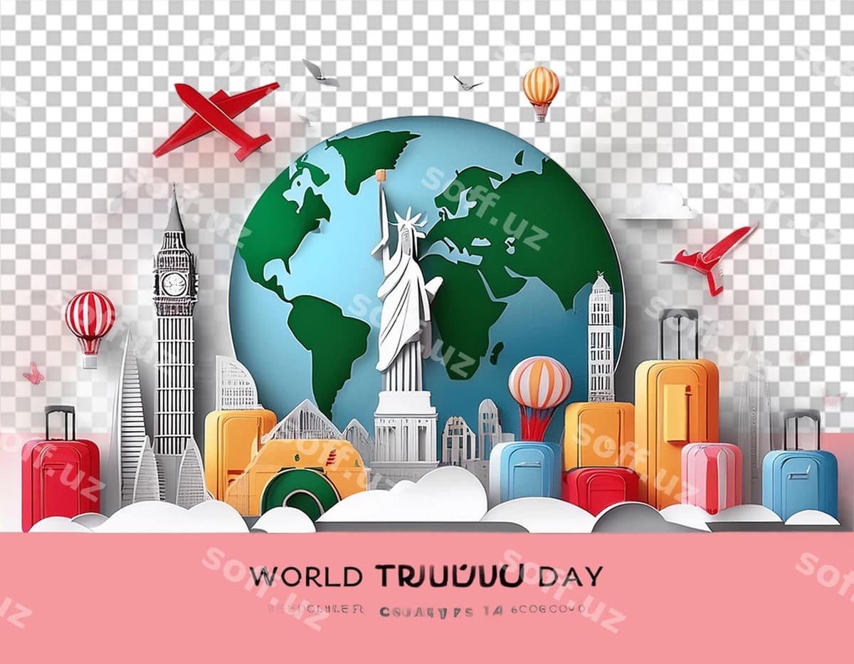 Xalqaro turizm kuni png | International tourism day png