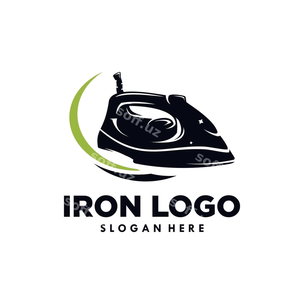 Temir logo dizayn shablon vektor | Iron logo design template vector