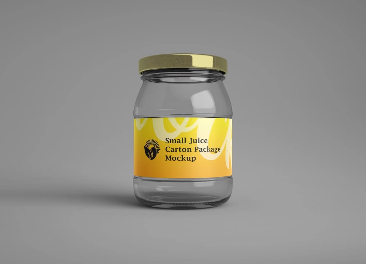 Kichik shisha idish | Small jar glass container