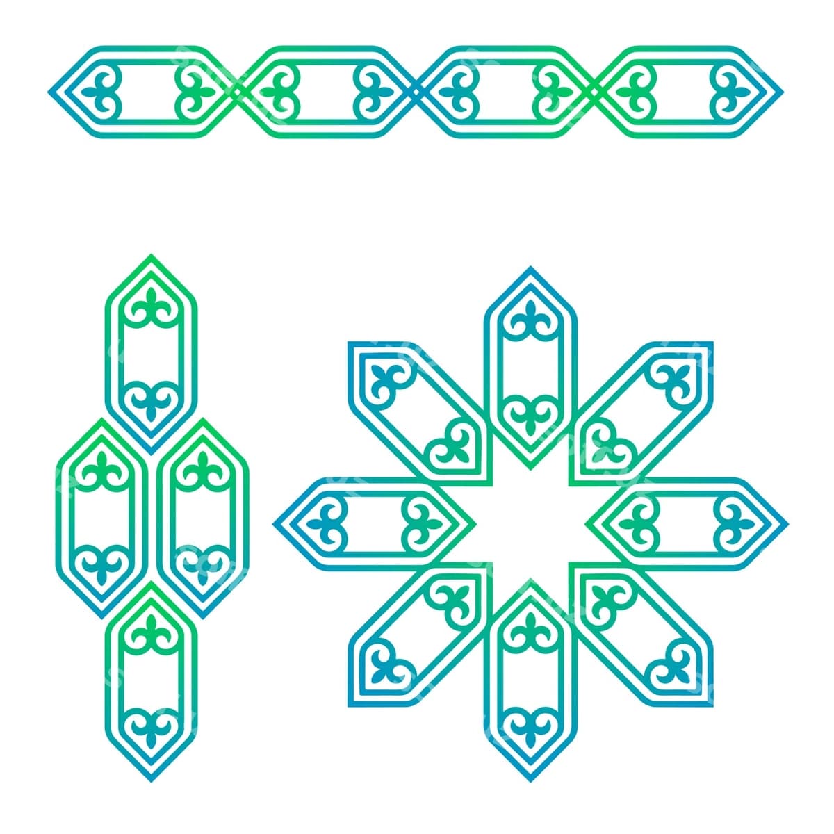 Qozog' bez | Kazakh ornament