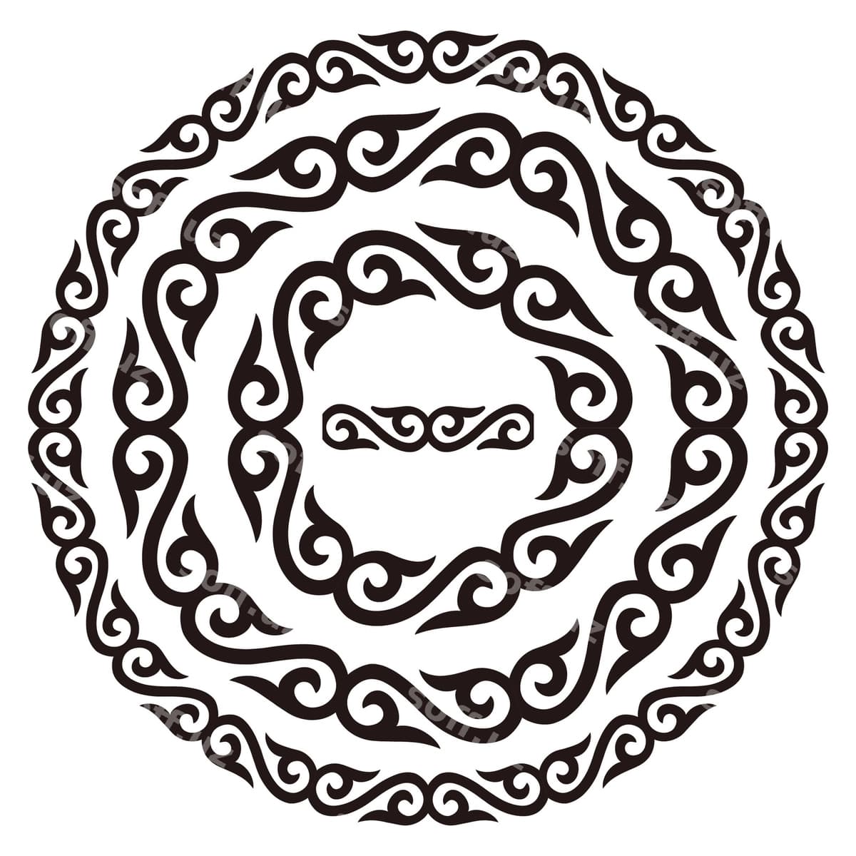 Qozog' bezemlar | Kazakh ornaments