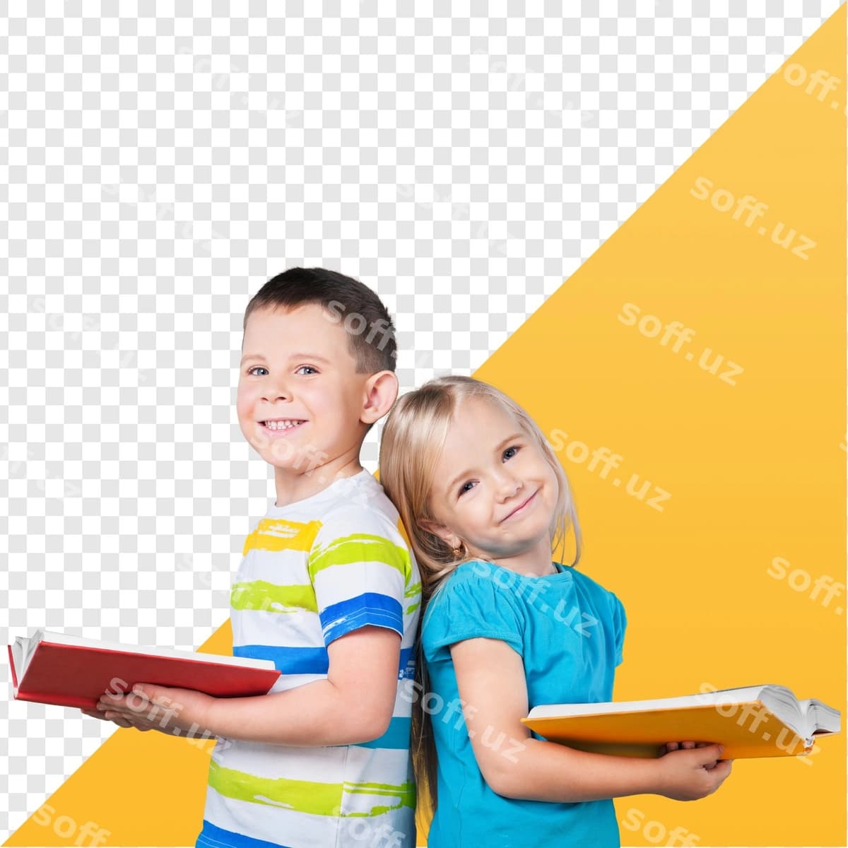 Bolalar kitob o'qiydilar | Kids reading books