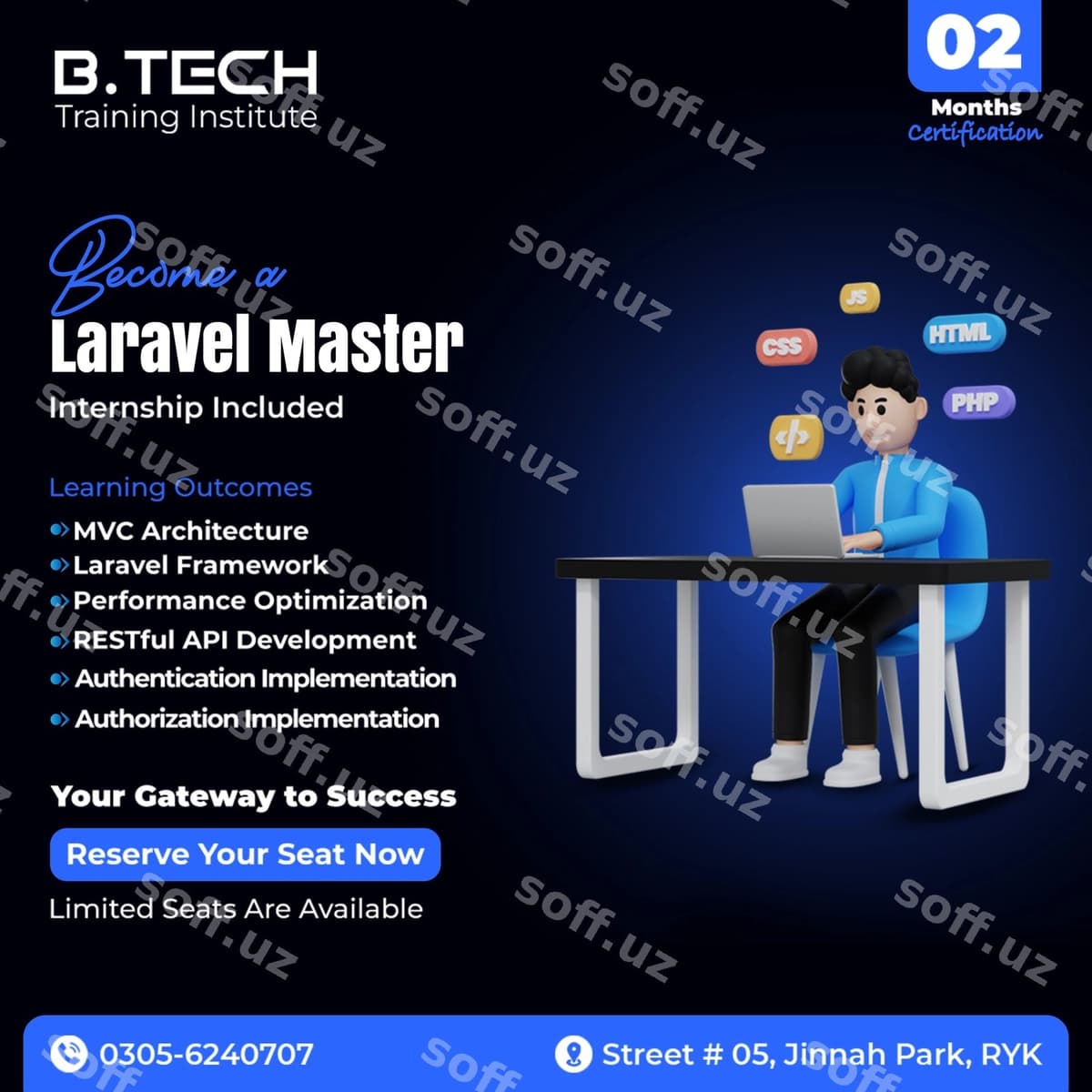 Laravel master post dizayni | Laravel master post design