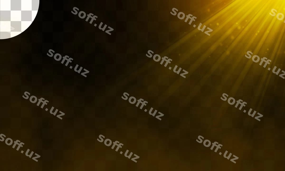 Shaffof fon bilan yorug'lik effekti | Light effect with transparent background