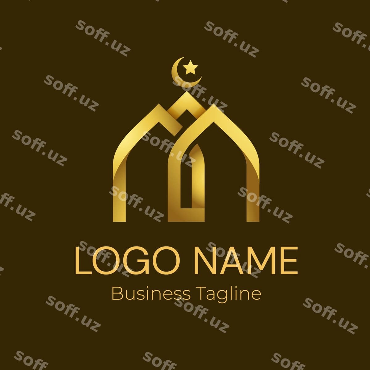Logo islam dizayni kompaniyasi brendi | Logo islamic design company brand