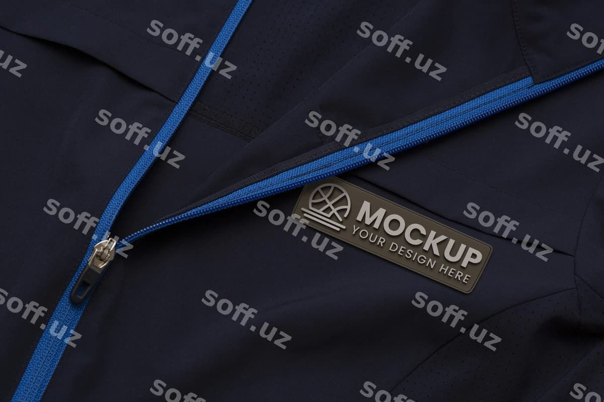 Logo namuna dizayni qora qo'g'ircho lateks materiali | Logo mock up design rubber latex material