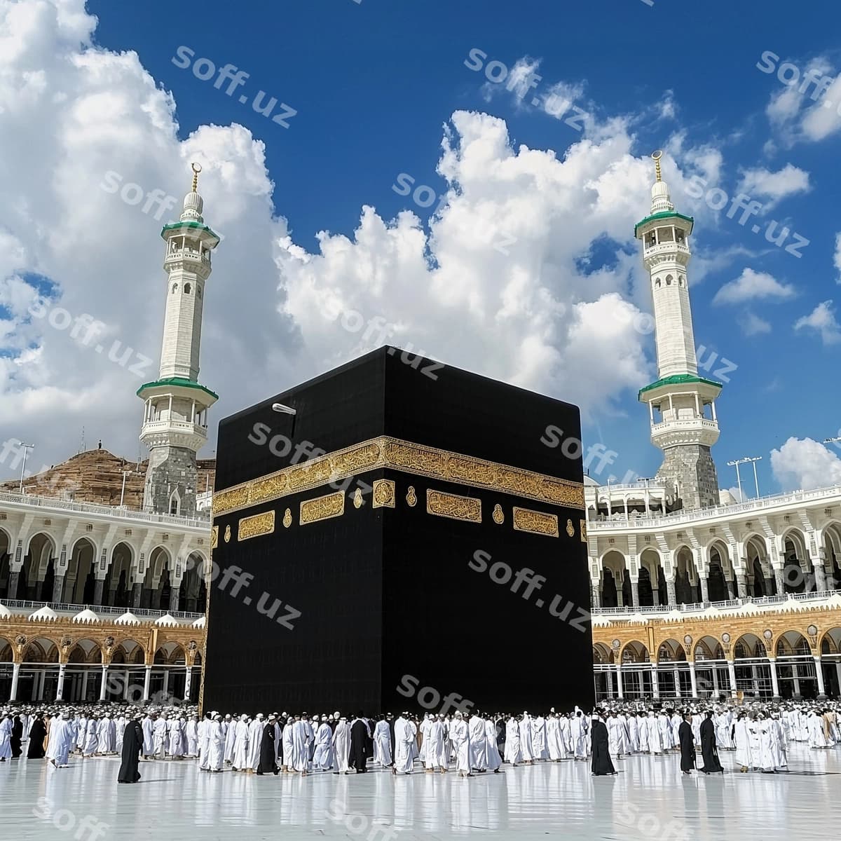 Lot odamlar Kaaba atrofida | Lot people around kaaba