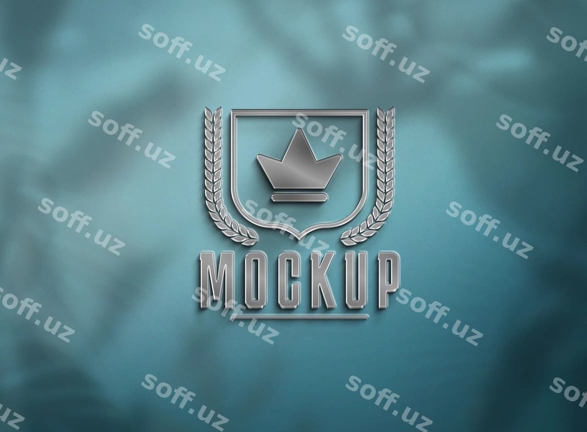 Bog'liqlik logotip mockup shabloni | Luxury logo mockup template