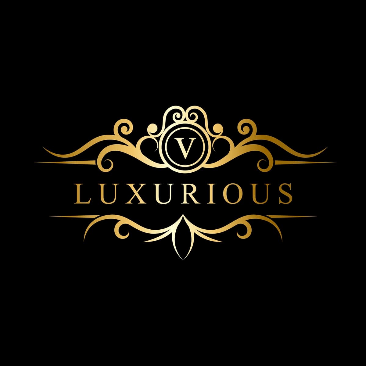 Elegant minimalist bezak logotipi shabloni | Elegant minimalist ornament logo template