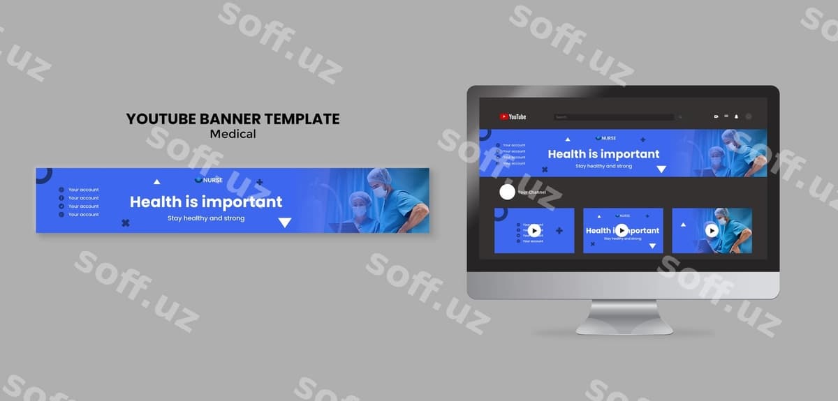 Tibbiy shablon dizayni | Medical template design