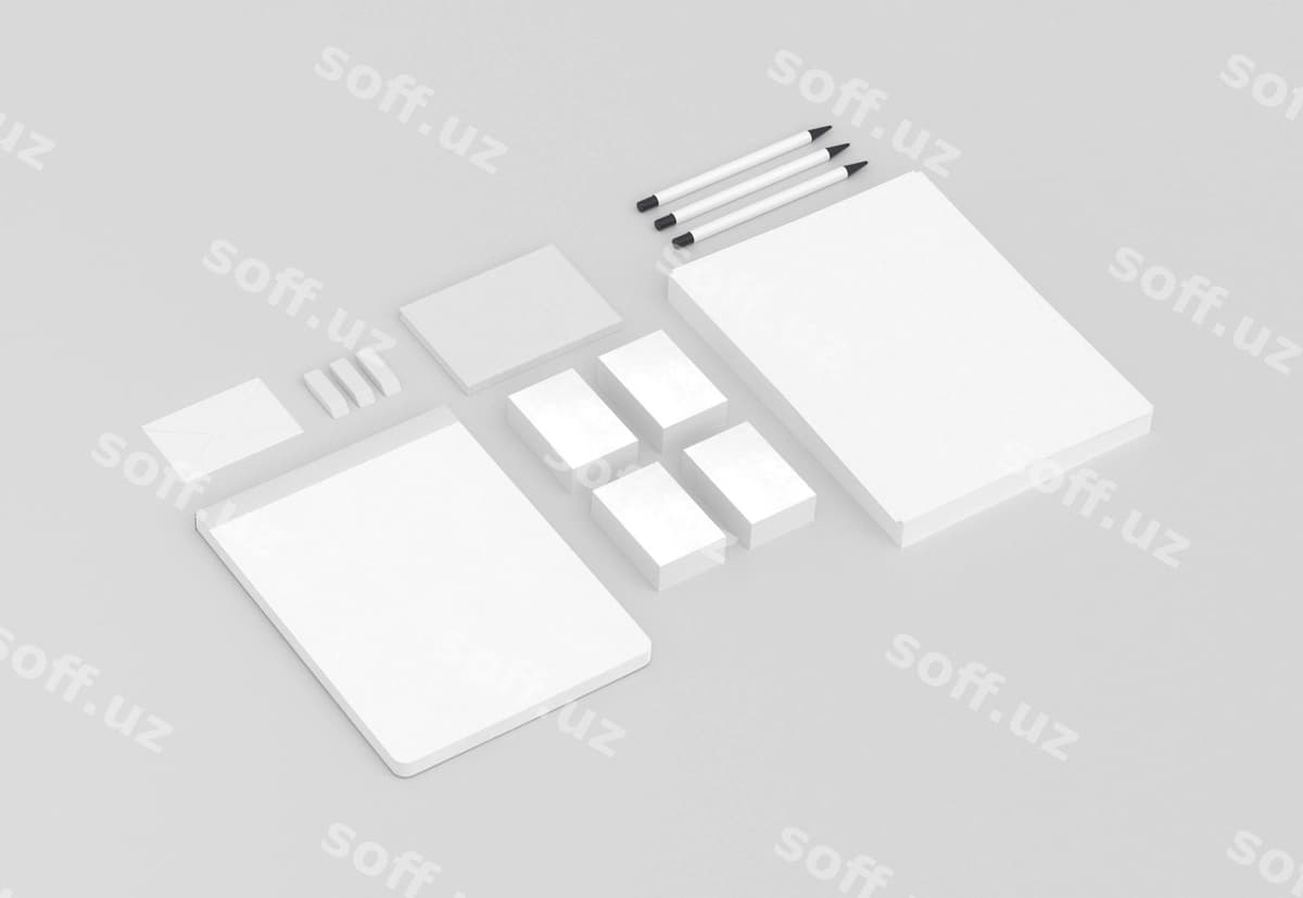 Minimal komplekt qozoncha narsalar | Minimal assortment stationery objects