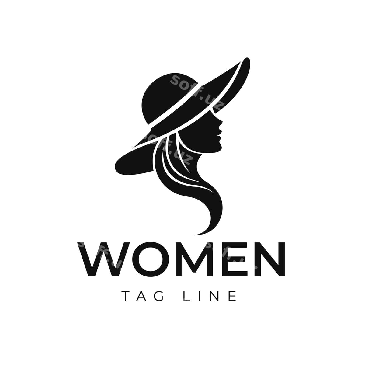 Minimal ayol go'zallik logotip dizayni | Minimal beauty woman logo design