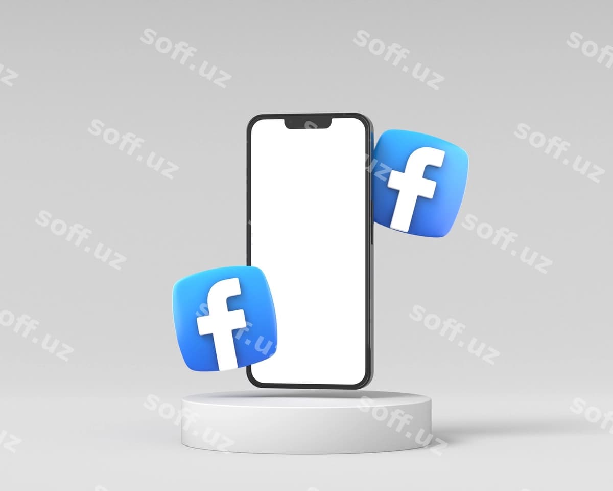 Mobil telefon ijtimoiy tarmoqlar namunasi bilan | Mobile phone with social media mockup