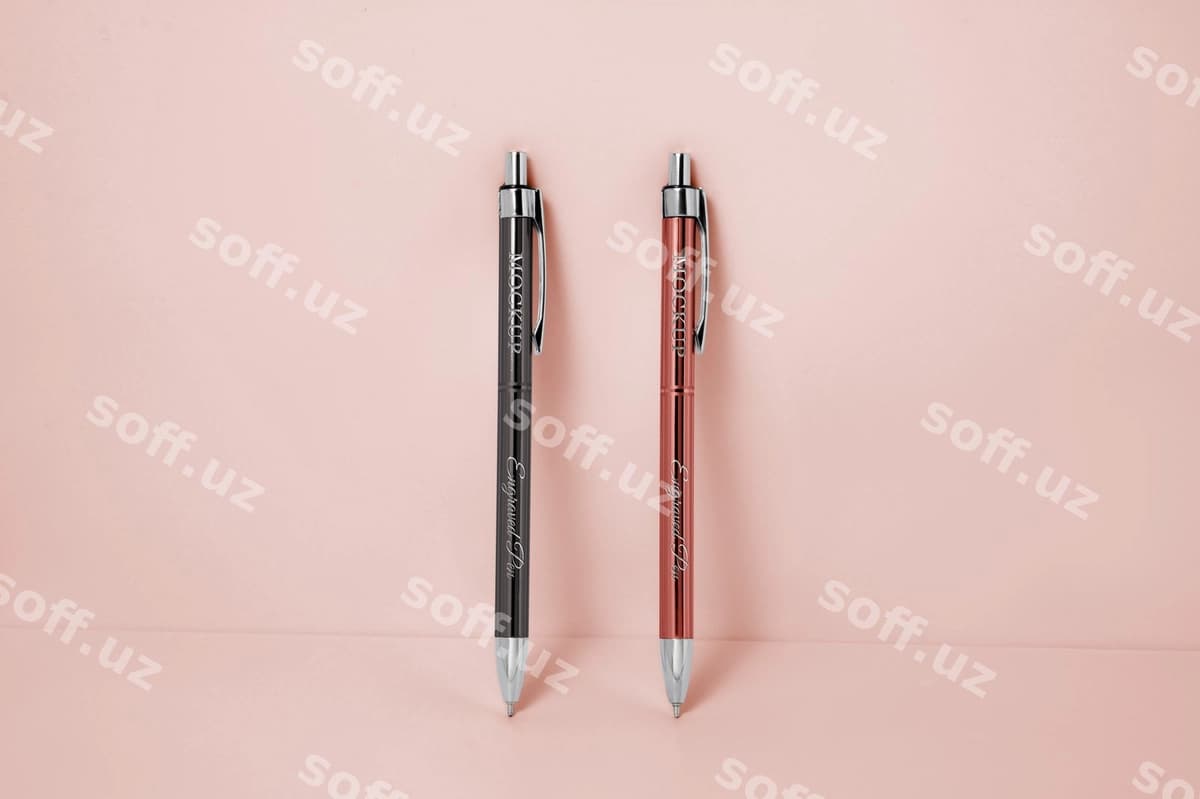 Namuna dizayli to'xtovchi qalam | Mock up design ball point pen