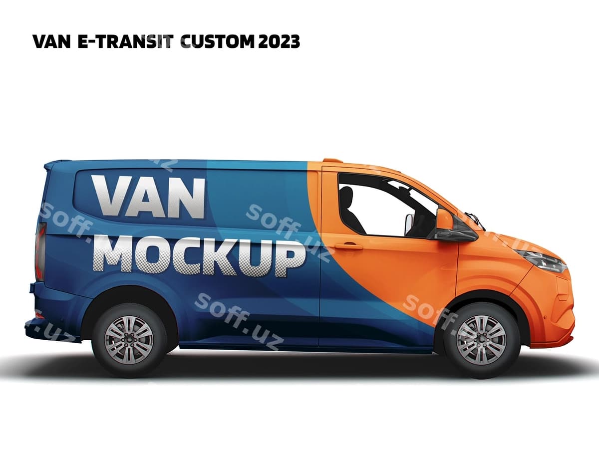 Namuna furgon etransit maxsus 2023 | Mock up van etransit custom 2023
