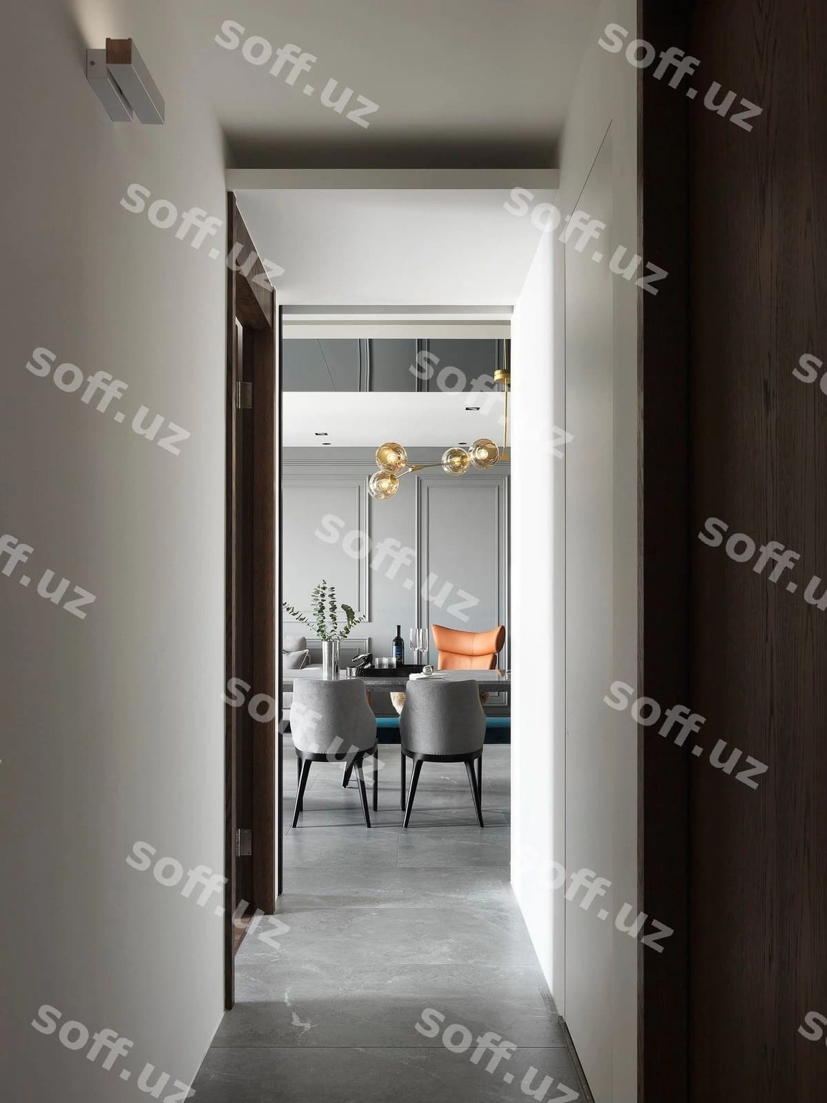 Zamonaviy kvartira yol otai içerisi | Modern apartment hallway interior