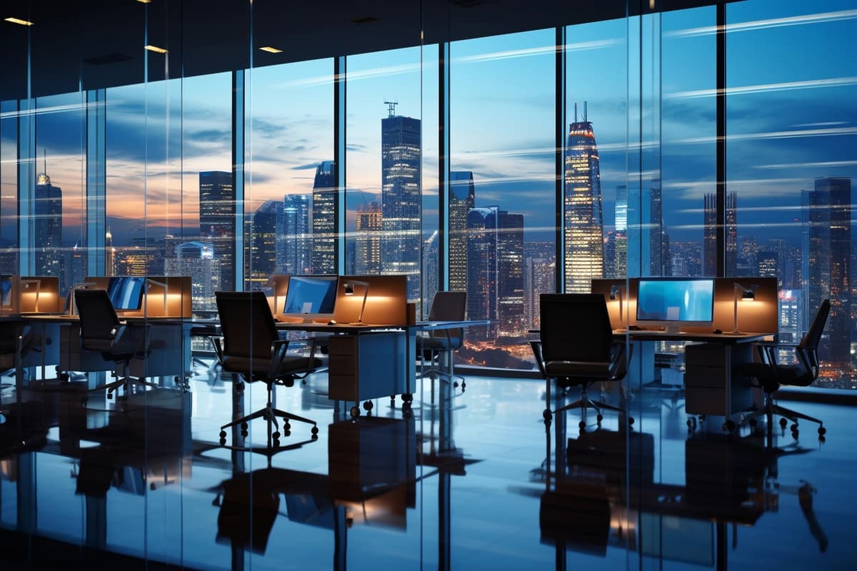Zamonaviy ofis fotosuratlari fon nusxasi | Modern office photos background copy space