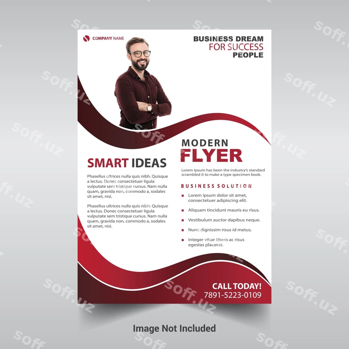 Zamonaviy biznes flyer dizayn shabloni | Modren business flyer design template
