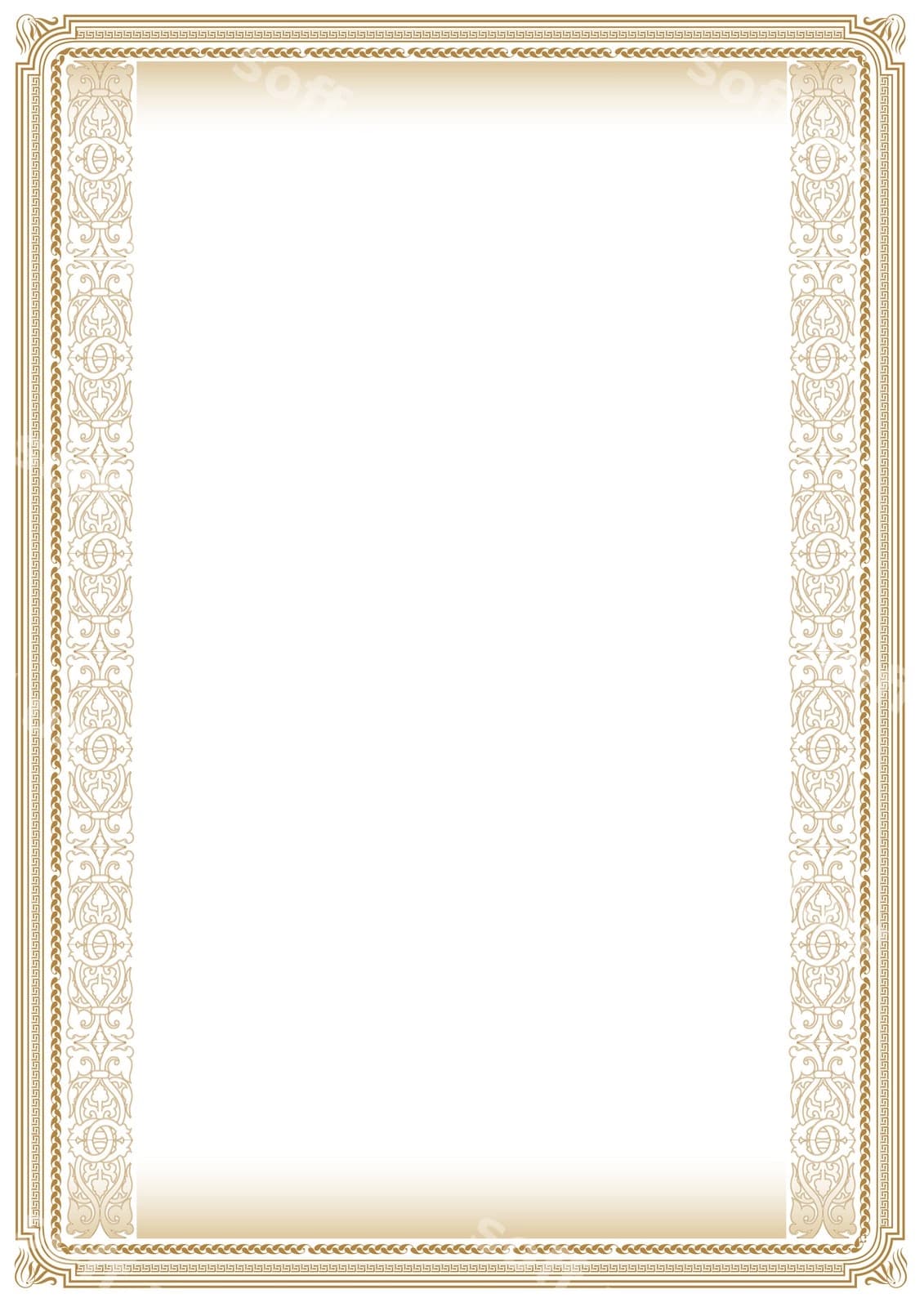 Monokrom eski ramka chegara | Monochrome vintage frame border