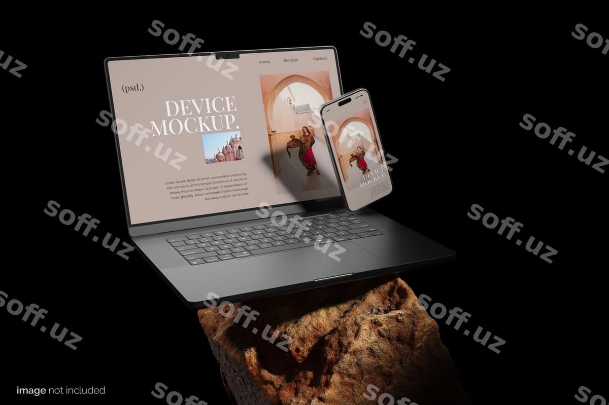 Ko'plab qurilmalar mockup | Multi devices mockup