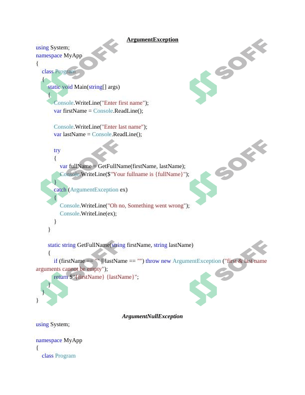 C#istisnolar