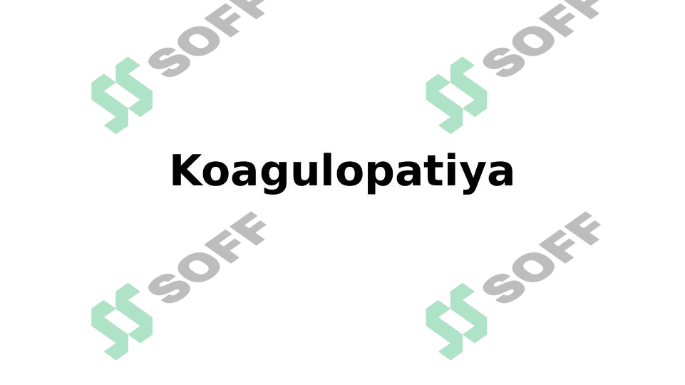 Koagulopatiya