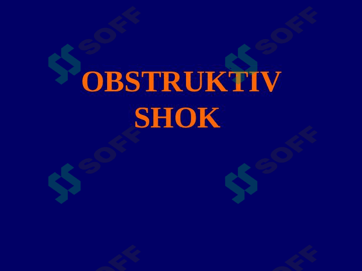 Obstruktiv shok