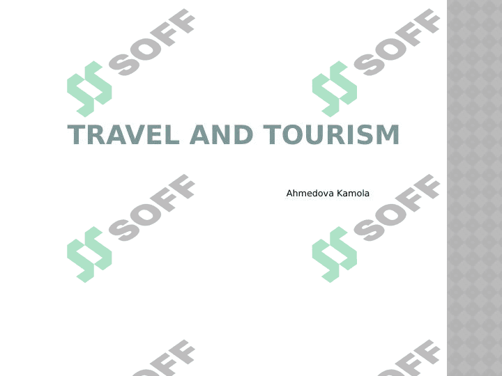 travel and tourism