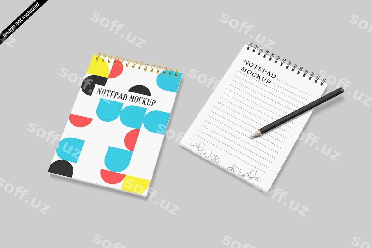 Notepad mockup | Notepad mockup