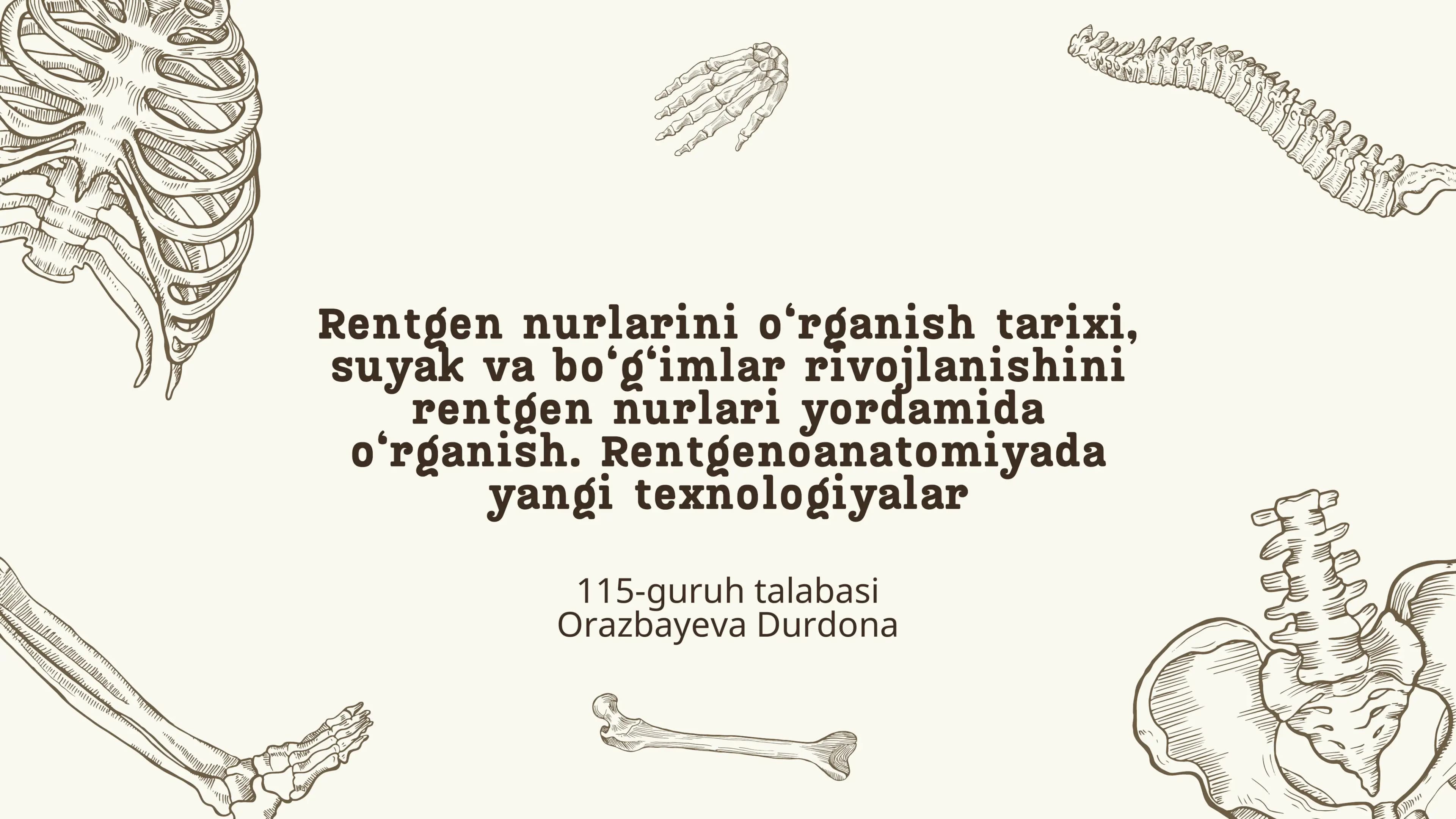 Rentgen Nurlari Tarixi