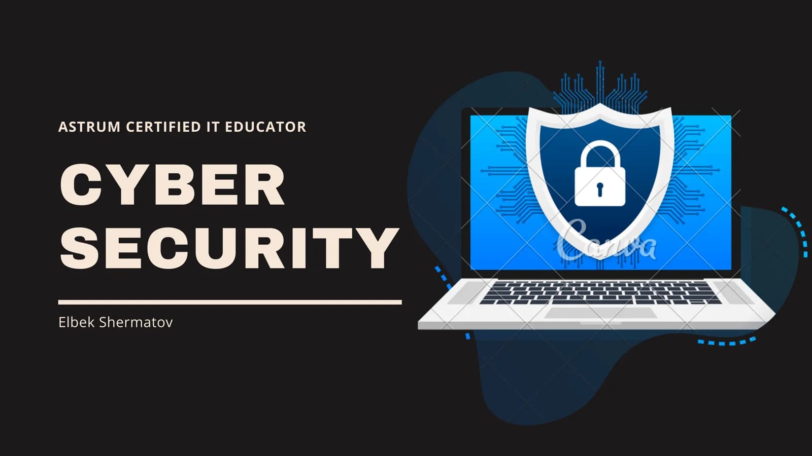 CYBER SECURITY Elbek Shermatov ASTRUM CERTIFIED IT EDUCATOR