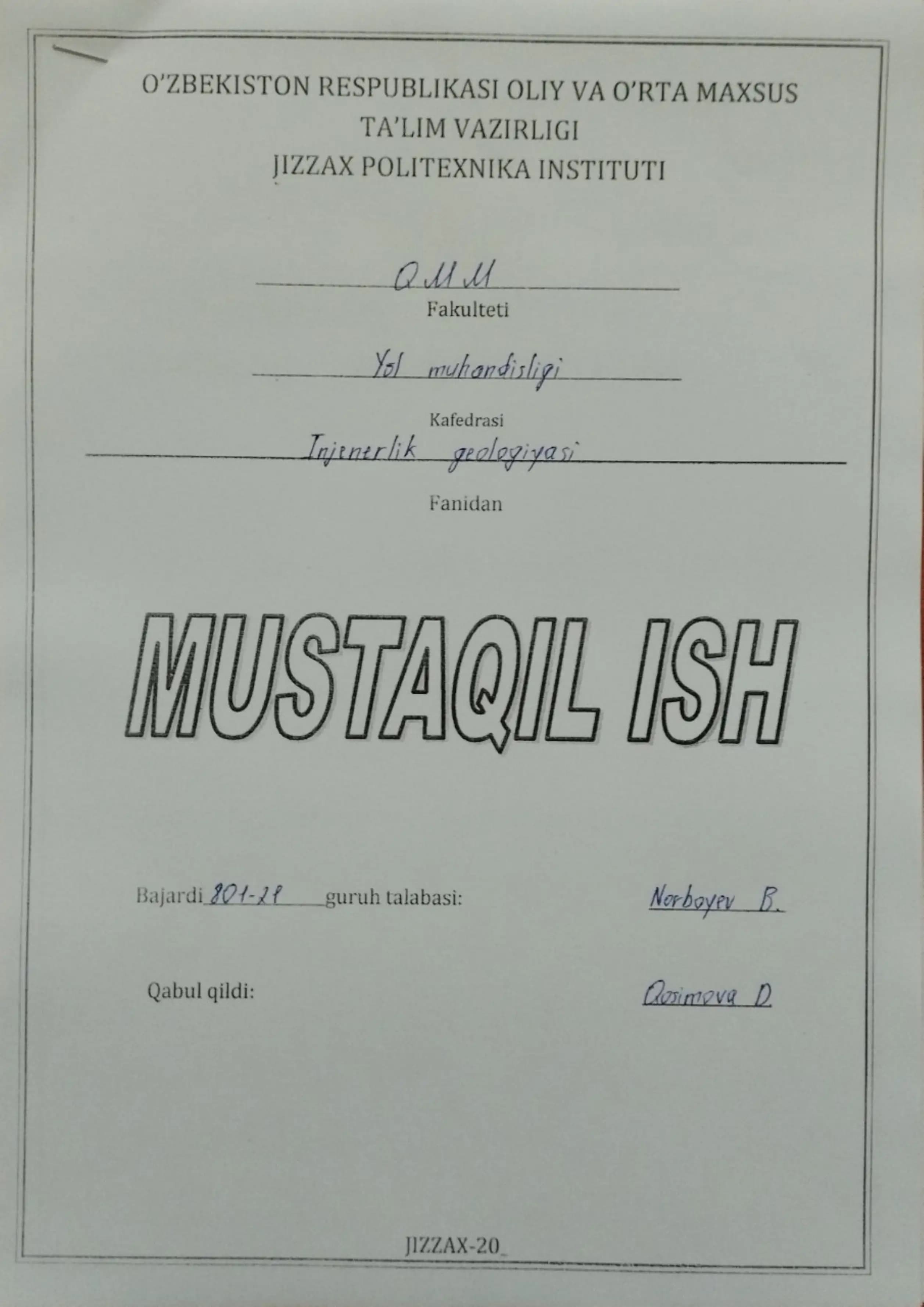 Gruntlarning mexanik xossalari