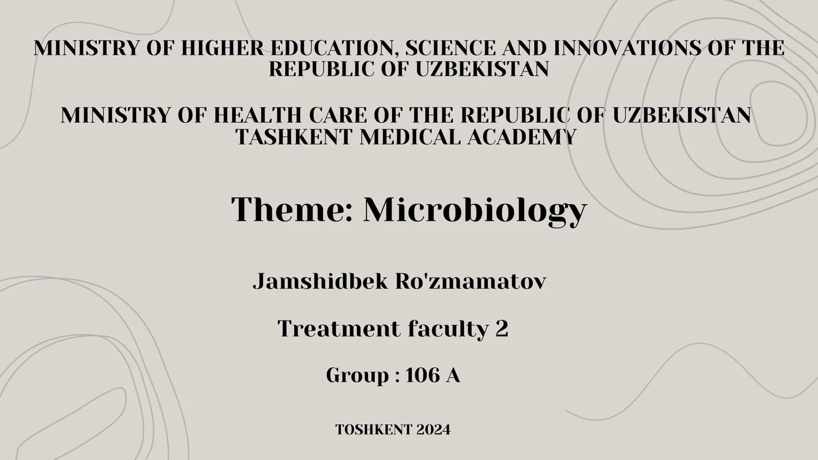 Microbiology