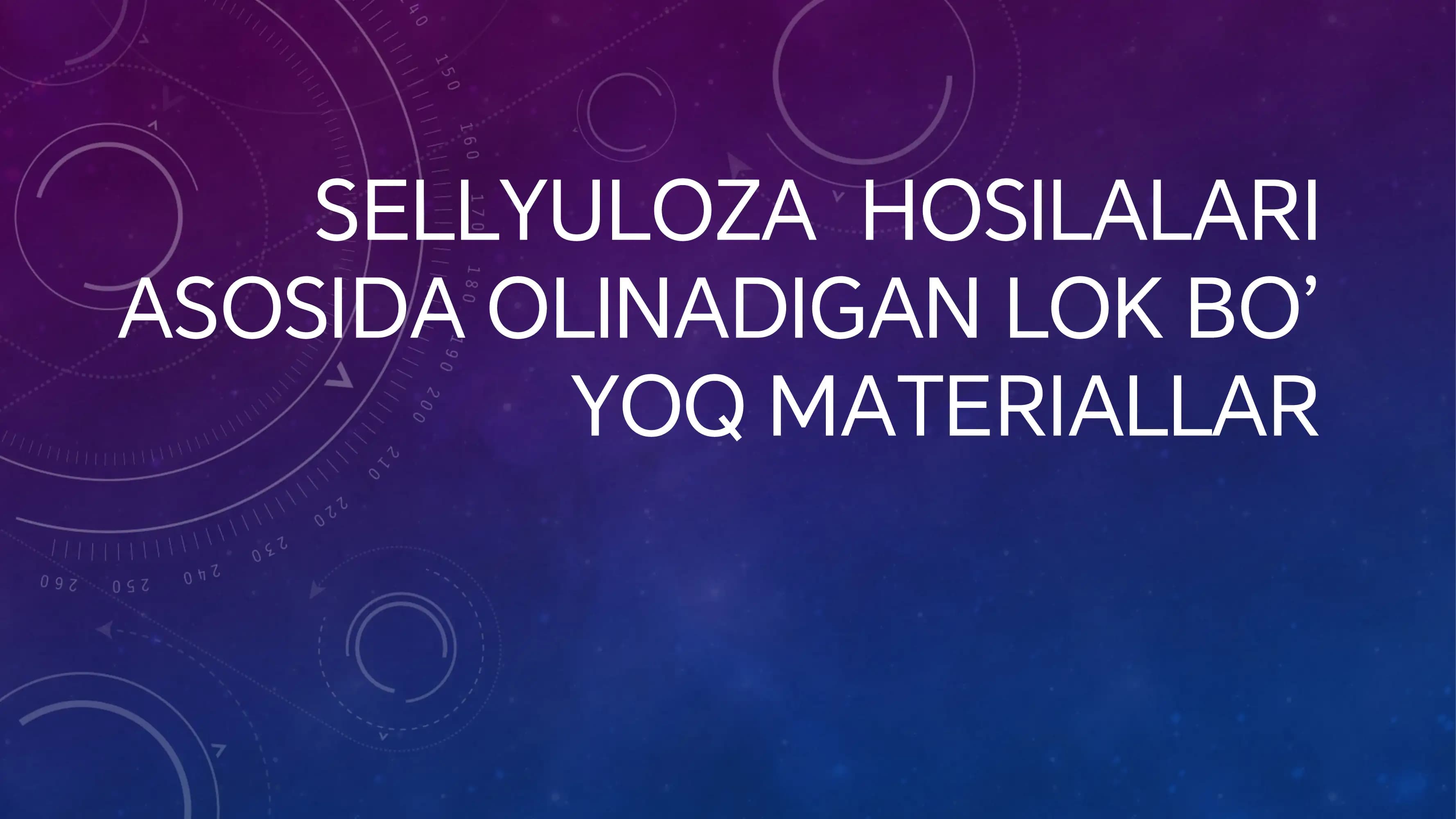 Sellyuloza hosilalari. pdf.