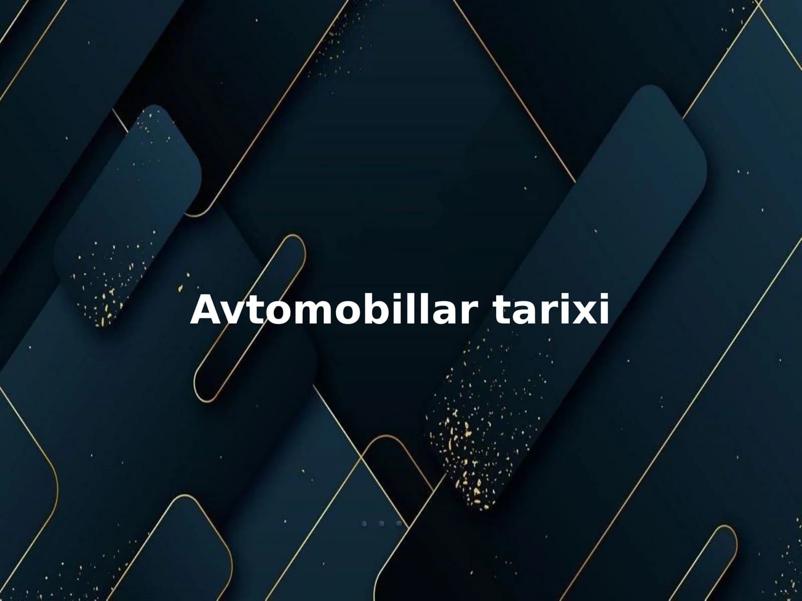 Avtomobillar tarixi