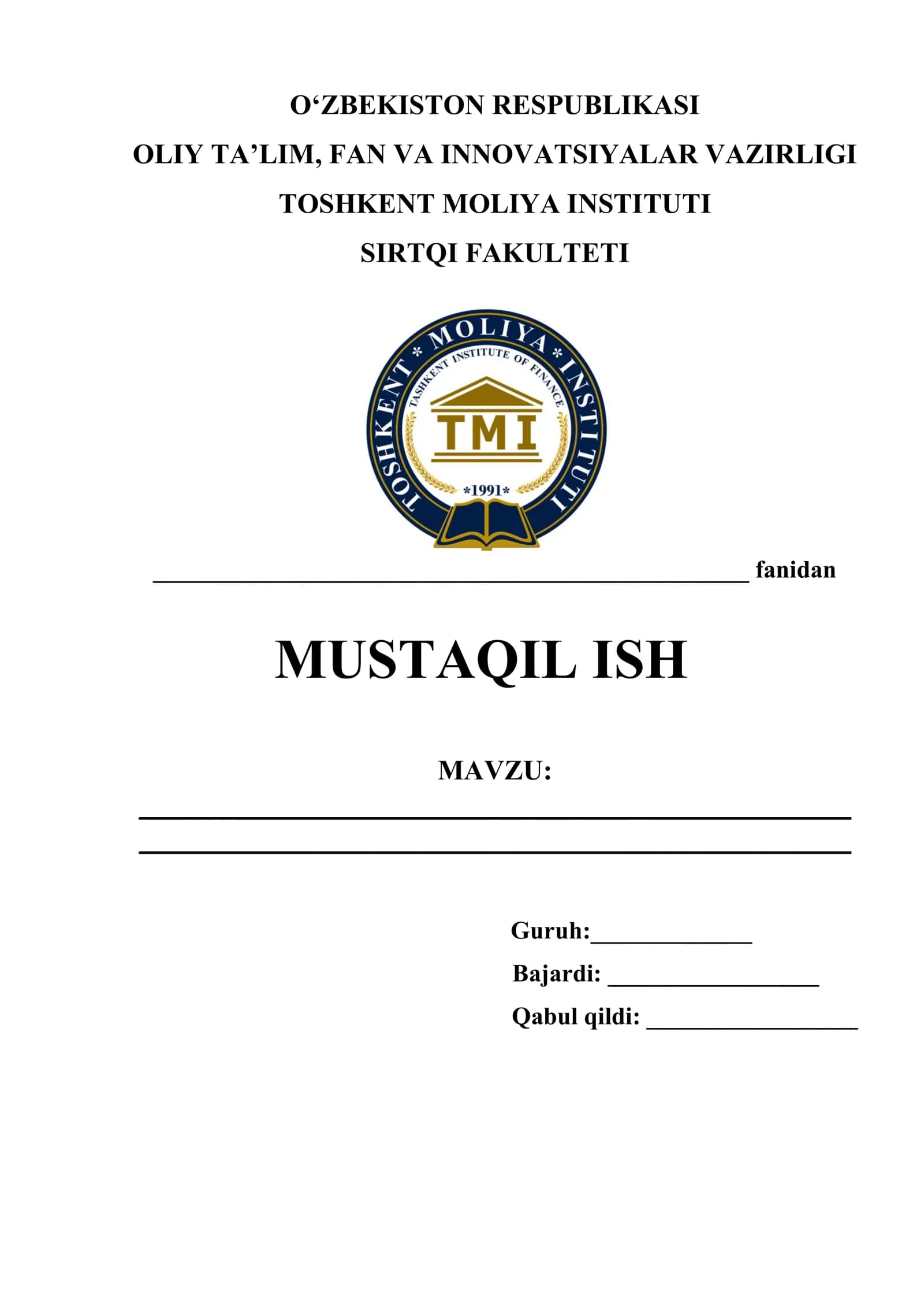 Investitsiya risklari va ularni pasaytirish yo’llari