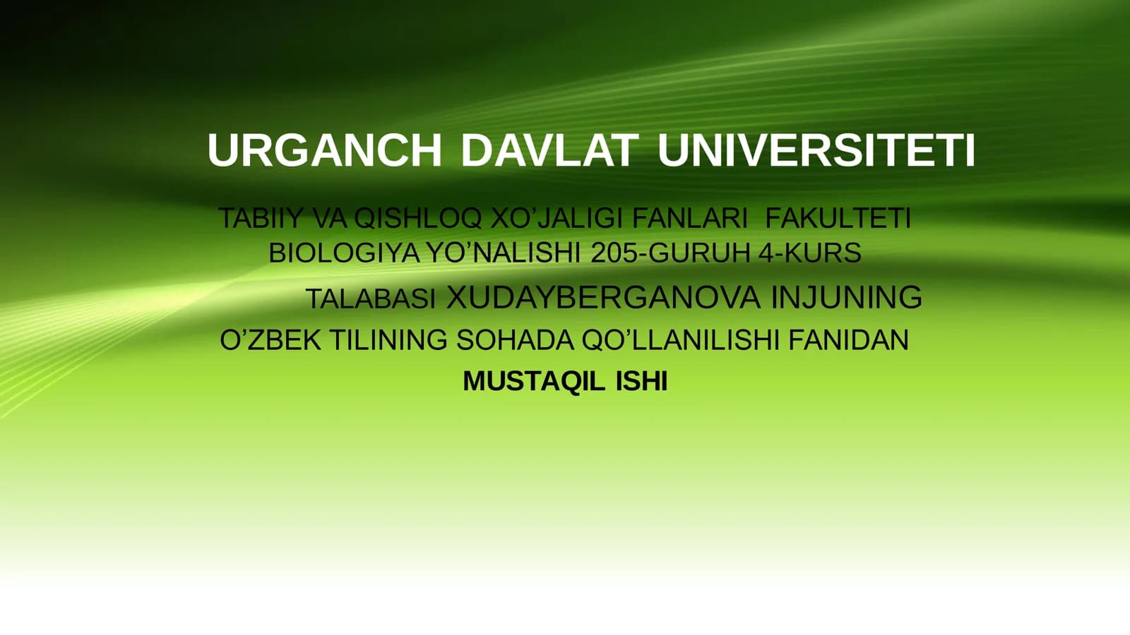 Davlat tili haqida